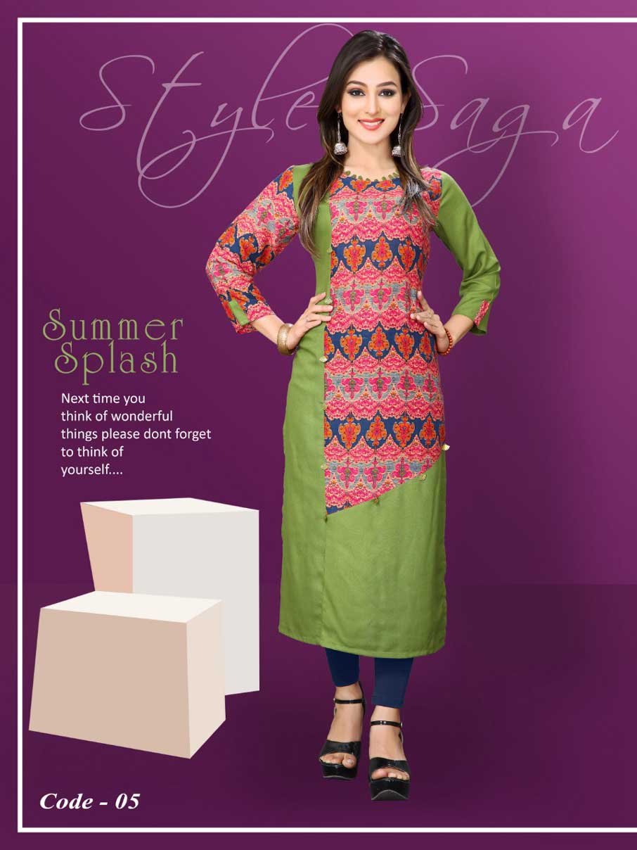 1-Step Up Aradhna Printed Anarkali Kurta Supplier 1-Step Up Aradhna Printed Anarkali Kurta Supplier